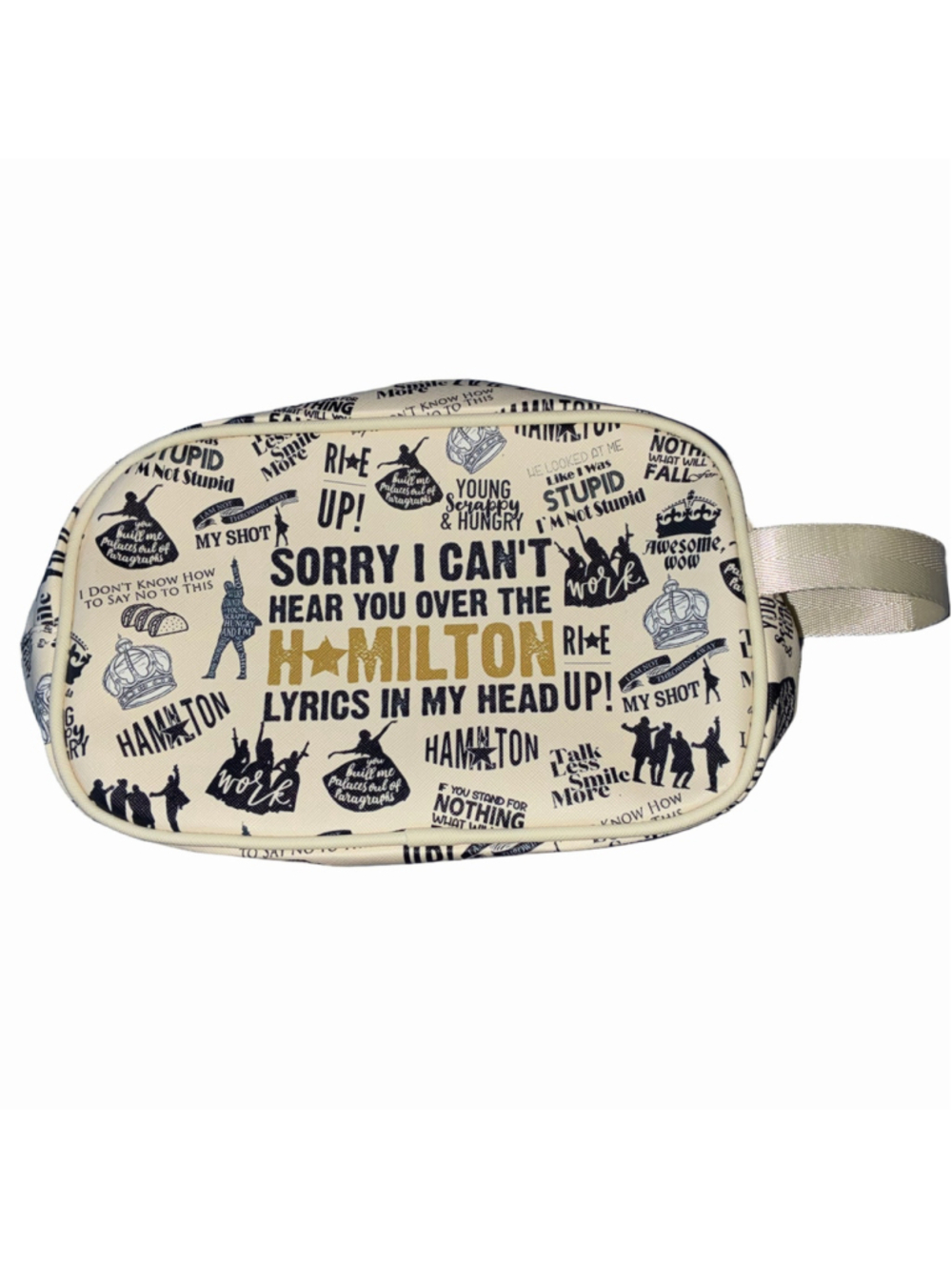 Women's Victoria's Secret PINK Hamilton Cosmetic Bag Beige Black